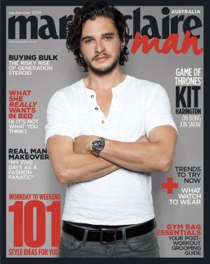 Marie Claire mans up